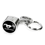 Ford Mustang Pony Chrome Finish Engine Piston And Rod Metal Key Chain. Fixed Price $20.99.