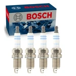 4 Pc Bosch Double Platinum Spark Plugs For 1990-1996 Honda Prelude 2.0L 2.1L Di. Fixed Price $35.41.