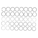 For Chevy Camaro 1969-1973 Mahle 50076CP Piston Ring Set W/o Coating. Fixed Price $51.87.