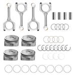 2.4 Engine Piston Kit W/ Connecting Rod Set For Hyundai Sonata Kia Optim Sorento. Fixed Price $141.54.
