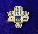 Chevy Bowtie Piston Hat Lapel Pin Accessory Truck Camaro Impala Corvette Nova Gm. Fixed Price $11.95.