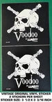 Voodoo By Lunati Cams - Vintage Original Vinyl Decal Racing 2 Stickers. Fixed Price $8.63.