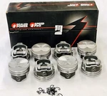 Speed Pro Chevy 350 5.7 Hypereutectic Coated Dome H618CP Pistons & Moly Ring Kit. Fixed Price $284.32.