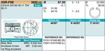 Piston & Ring Set Toyota 3GR-FSE For Crown Majesta 24V 3.0 Ltr Petrol. Fixed Price $237.30.