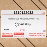 Genuine 1999-2005 Toyota Celica Piston Sub-assembly With Pin 1310122032. Fixed Price $43.00.