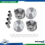 Dnj P490 Std. Size Complete Piston Set 90-98 Ford Kia Mazda Miata 1.8L Dohc. Fixed Price $93.09.