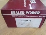 Engine Rings Sealed Power E-324X 40 For Pistons Only Nos (2B1-1). Fixed Price $29.00.