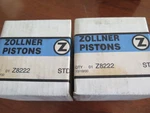 Zollner Z8222 Std Pistons Nos (3B2-1). Fixed Price $29.00.
