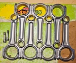 Small Block 6.300 Lentz Connecting Rods Sbc Carrillo Spf 57 Bolts. Fixed Price $399.88.