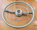 1953 54 Chevrolet Bel Air 210 150 Original Steering Wheel Horn With Contact. Fixed Price $195.00.