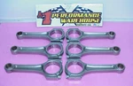 Lentz Connecting Rods I-beam 6.200" -2.00" Small Journal .866" Wrist Pin Size. Fixed Price $150.00.