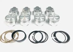 Silvolite Flat Top Cast Pistons & Matching Rings 1967-85 Chevrolet Sbc 350 5.7L. Fixed Price $248.37.