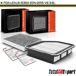 1X Engine & Activated Carbon Cabin Air Filter For Lexus IS350 2014-2015 3.5L. Fixed Price $26.99.