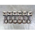 1987-1988 Bmw E30 325I M20B25 Early Pistons & Connecting Rods Set Of 6 Oem. Fixed Price $243.75.