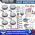 Piston Ring+main & Rod Bearings For Kia Sedona Sorento Cadenza Hyundai Azera 3.3. Fixed Price $41.95.