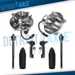 8PC Front Wheel Bearing Hubs Tie Rods Kit 2009 2010 Ford F-150 4WD No Raptor. Fixed Price $211.62.