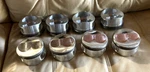 Je Set Of Small Block Chevrolet Custom 357CI 400 Sb Pistons 8125656 Dome. Fixed Price $623.00.