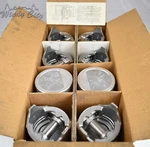 330 Ford Piston Set Silvolite 1136 .040 Oversize. Fixed Price $165.00.