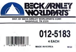 Beck/rnley Worldparts 012-5183 Piston Set Of (14-C1). Fixed Price $79.75.