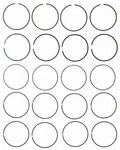 Premiumium Piston Rings Mahle Original 41897CP. Fixed Price $57.66.