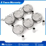N52B25 2.5L Engine Piston & Ring Low Compression 9.7:1 For Bmw E60 E90 325I 523I. Fixed Price $140.05.
