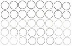Premiumium Piston Rings Mahle Original 41859CP.040. Fixed Price $90.52.