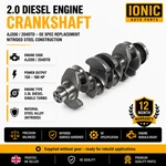 Jaguar Land Rover 2.0 AJ200 204DTD Diesel Nitrided Crankshaft 150 180HP. Fixed Price $402.98.