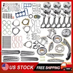 3.0T Engine Rebuild Kit & 6X Conrod + Timing Chain For Audi A6 A7 A8 Q5 Q7. Fixed Price $156.96.