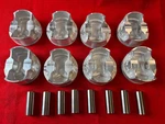 Cp Pistons Bullet Series & Pins BC1100-STD-8 4.125 Bore. Fixed Price $475.00.