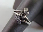 Womens 14K White Gold Diamond Ring 4.7G E4137. Fixed Price $1140.00.