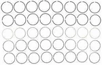 Premiumium Piston Rings Mahle Original 41699. Fixed Price $76.75.