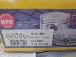 Npr Pistons With Rings 10-876-2 Set Of 4 Fits Nissan Sentra 1.8L 2003 2006. Fixed Price $182.00.