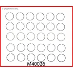 Enginetech Piston Ring Set M40026-040; 4.040" Bore. Fixed Price $87.08.