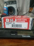 Dnj PR227 020 Over Piston Ring Set For 02-11 Honda 2.4L Dohc. Fixed Price $35.00.