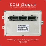 2003 Dodge Dakota 5.9L Engine Computer P56040480 "vin Programmed" Ecm Pcm Ecu. Fixed Price $699.95.