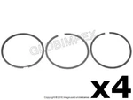 Volkswagen Audi (1985-1995) Piston Ring Standard (81.00 Mm) (4 Set) Goetze. Fixed Price $115.65.
