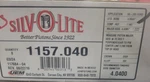 Silvolite Pistons 1157.040 Set Of Ford V8 289 4.7L 1964 - 1967. Fixed Price $315.00.