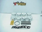 8 New Wiseco Sbc Dome Pistons 4.130" Bore -1.105" Ch- With 927" Wristpins A23. Fixed Price $300.00.