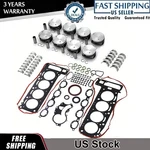 M156 Engine Rebuild Piston Gasket Kit For Mercedes-benz W204 W211 CL63 ML63 6.3L. Fixed Price $299.99.