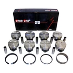 Speed Pro H860CP Chevy 383 Flat Top Pistons + Cast Rings Kit Std Sbc. Fixed Price $241.99.