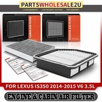 New Engine & Activated Carbon Cabin Air Filter For Lexus IS350 2014-2015 3.5L. Fixed Price $27.99.