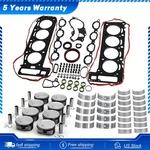 M156 6.3L Engine Rebuild Piston Gasket Kit For Mercedes-benz W204 W211 CL63 ML63. Fixed Price $326.17.