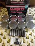 8 Lunati Pistons 131AJ5S6 Chevy Small Block 23 Degree Comp Ht 1.550 Bore 4.060. Fixed Price $549.99.