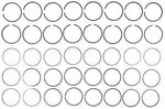 Piston Ring Set Mahle Original 50069CP.060. Fixed Price $74.48.