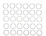 Enginetech Piston Ring Set For .040IN 1.00MM Oversize. Fixed Price $116.99.