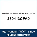 2011-2019 Hyundai Azera Piston & Pin Snap Ring Assembly Oem New 230413CFA0. Fixed Price $127.10.