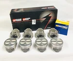 Power Forged Coated Skirt Flat Top Pistons & Matching Moly Rings Sb Chevy. Fixed Price $475.25.