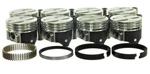 Silvolite Hypereutectic Flat Top PISTONS/8+MOLY Rings 1969-72 Ford 351W Standard. Fixed Price $272.68.