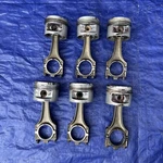 M50B25NV (non-vanos) Pistons & Connecting Rods Oem Bmw 325I E36 1990-1992. Fixed Price $299.00.