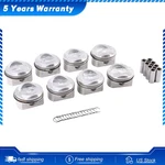 6X Engine Pistons & Rings 84.5MM For Vw Touareg Audi Q7 S5 A6 A8 4.2L Bvj Bar. Fixed Price $287.63.